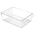 iDesign Fridge Storage Bin with Handle, Clear