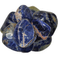 Hypnotic Gems Materials: 1/2 lb Sodalite Tumbled Stones - Grade 1 - XXLarge - 1.75 to 2.5 Avg. - Bulk Natural Rocks Polished Gem