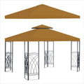 Benefitusa Replacement Canopy Top Cover For 10'X10' Gazebo Polyester Double Tiers For Outdoor Garden Patio Pavilion Sunshade (Ta