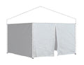 Quik Shade 10' X 10' Instant Canopy Wall Panel Accessory Set For We100/C100/Sx100 Canopies With Zipper Entry, White