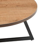 Npd Furniture And More Courtdale Round Coffee Table, Gliese Brown