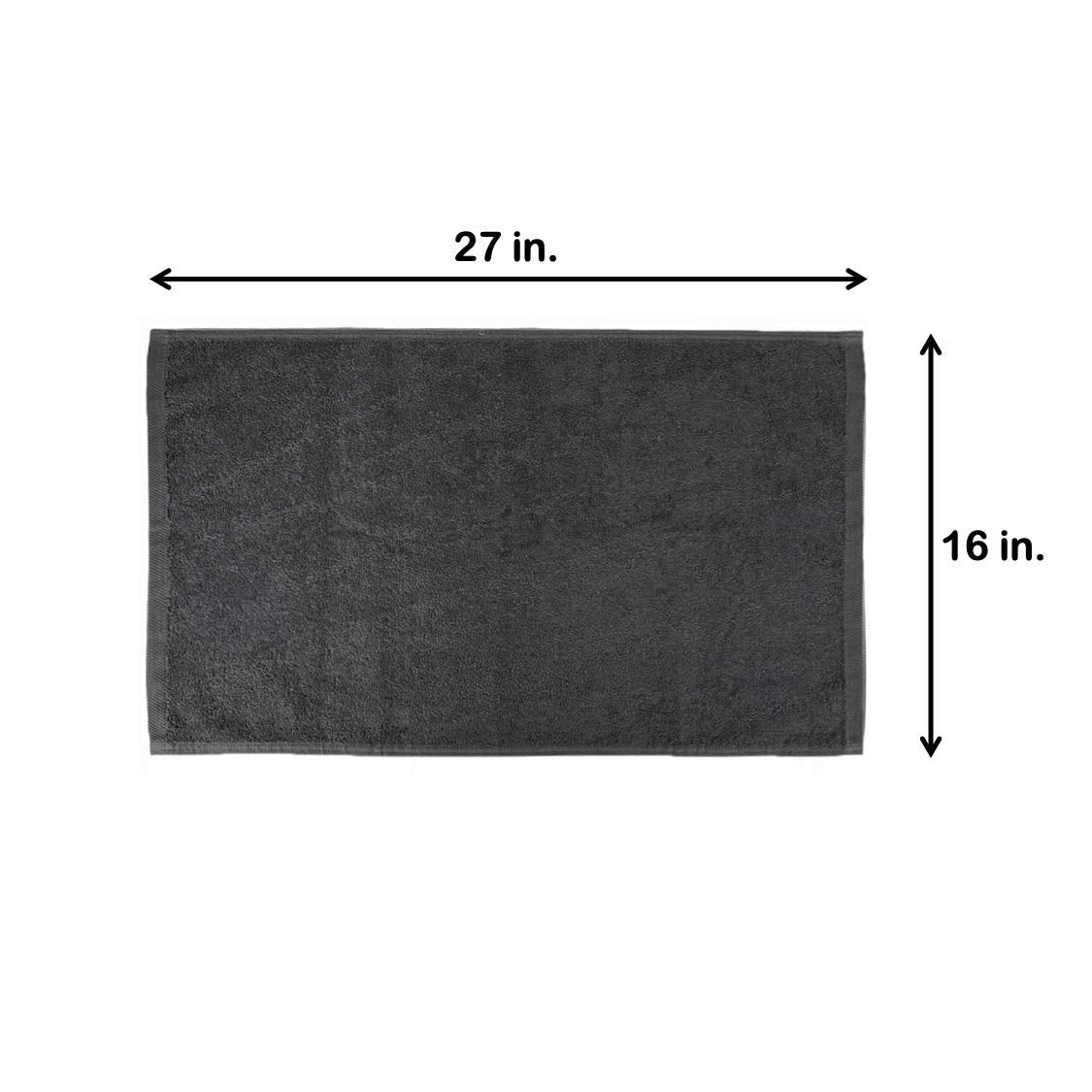 Arkwright Bleach Proof Salon Towels - Pack Of 12 - Highly Absorbent, 100% Cotton, Quick Dry Spa Face Towel For Hair Stylist, Bar