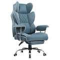 COMHOMA Big and Tall Gaming Chair with Pocket Spring Lumbar Support, Ergonomic Office Chair with Footrest, Executive Desk Chair 