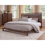 Steve Silver Lofton King Mocha Brown Wood Platform Bed