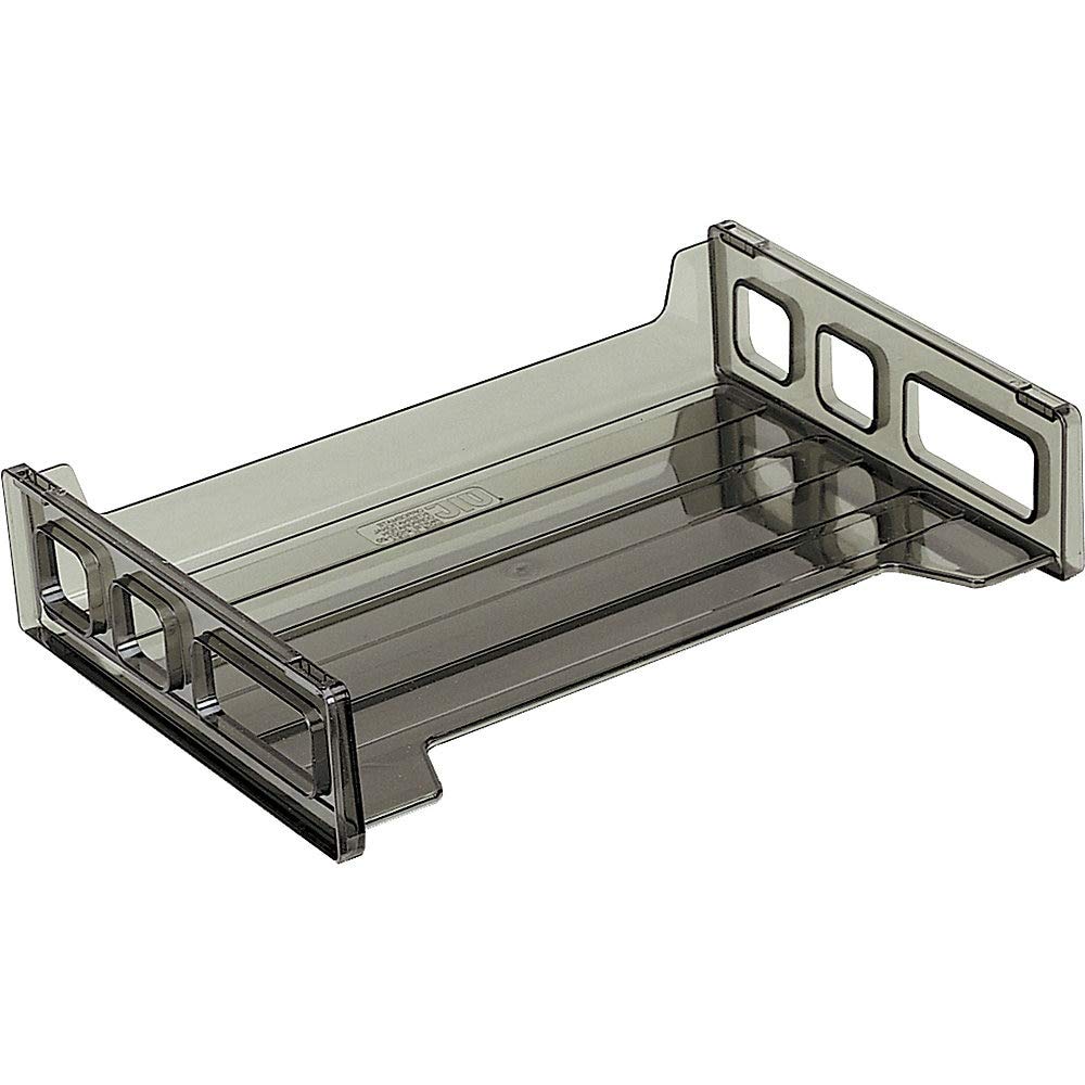 Officemate Stacking Tray, Letter Size, Smoke, 1 Tray (21001)