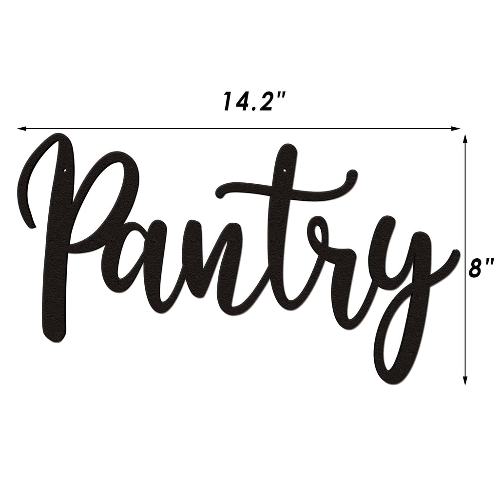 Pantry Sign Pantry Metal Wall Decor For Home Kitchen Restaurant Coffee Shop Store Modern Farmhouse Wall Decor Housewarming Gift