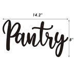 Pantry Sign Pantry Metal Wall Decor For Home Kitchen Restaurant Coffee Shop Store Modern Farmhouse Wall Decor Housewarming Gift