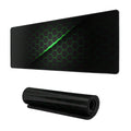 Abstract Green And Black Cool Futuristic Mouse Pad Gaming Xl Large Mousepad Desk Mat Long Extended Big Keyboard Pads Table Acces