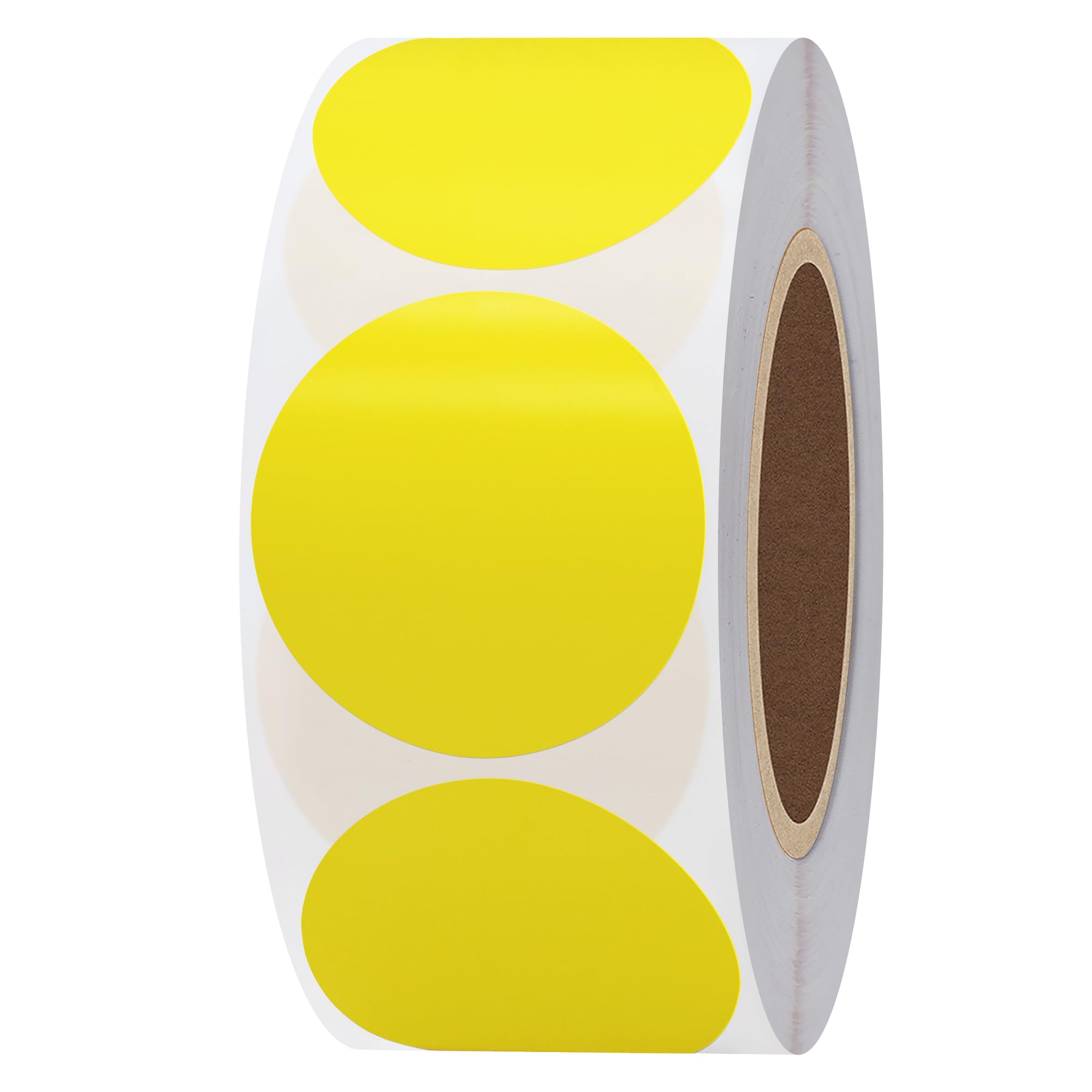 Hybsk 1.5 Inch Circle Color Direct Thermal Stickers Shipping Labels For Barcodes,Name Tag,Diy Logo Design,Inventory- Compatible