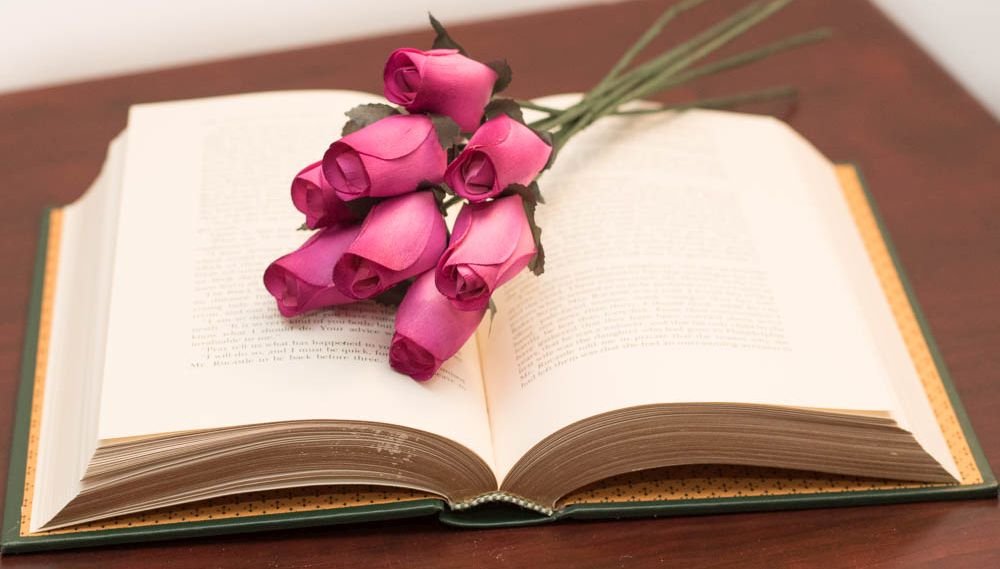Pink Roses With Burgundy Tips Bunch Of 8 Closed Bud Wooden Roses For Crafts Custom Bouquets And Other Diy Projects. Choose Form