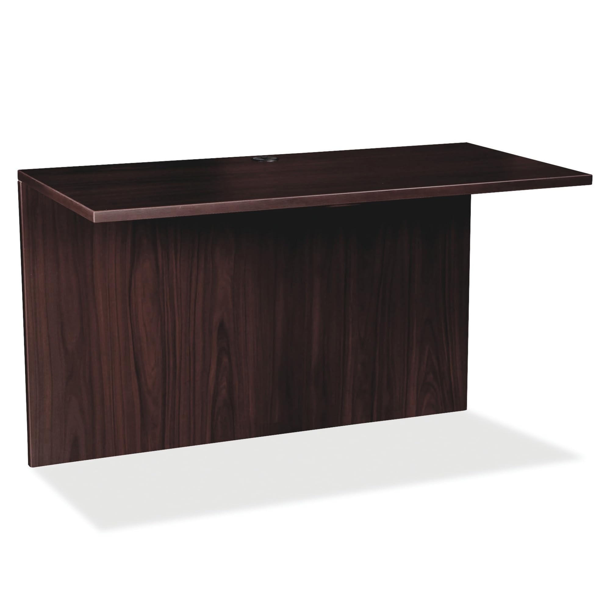 Lorell Prominence 2.0 Espresso Laminate Bridge, 48" X 24" X 29"