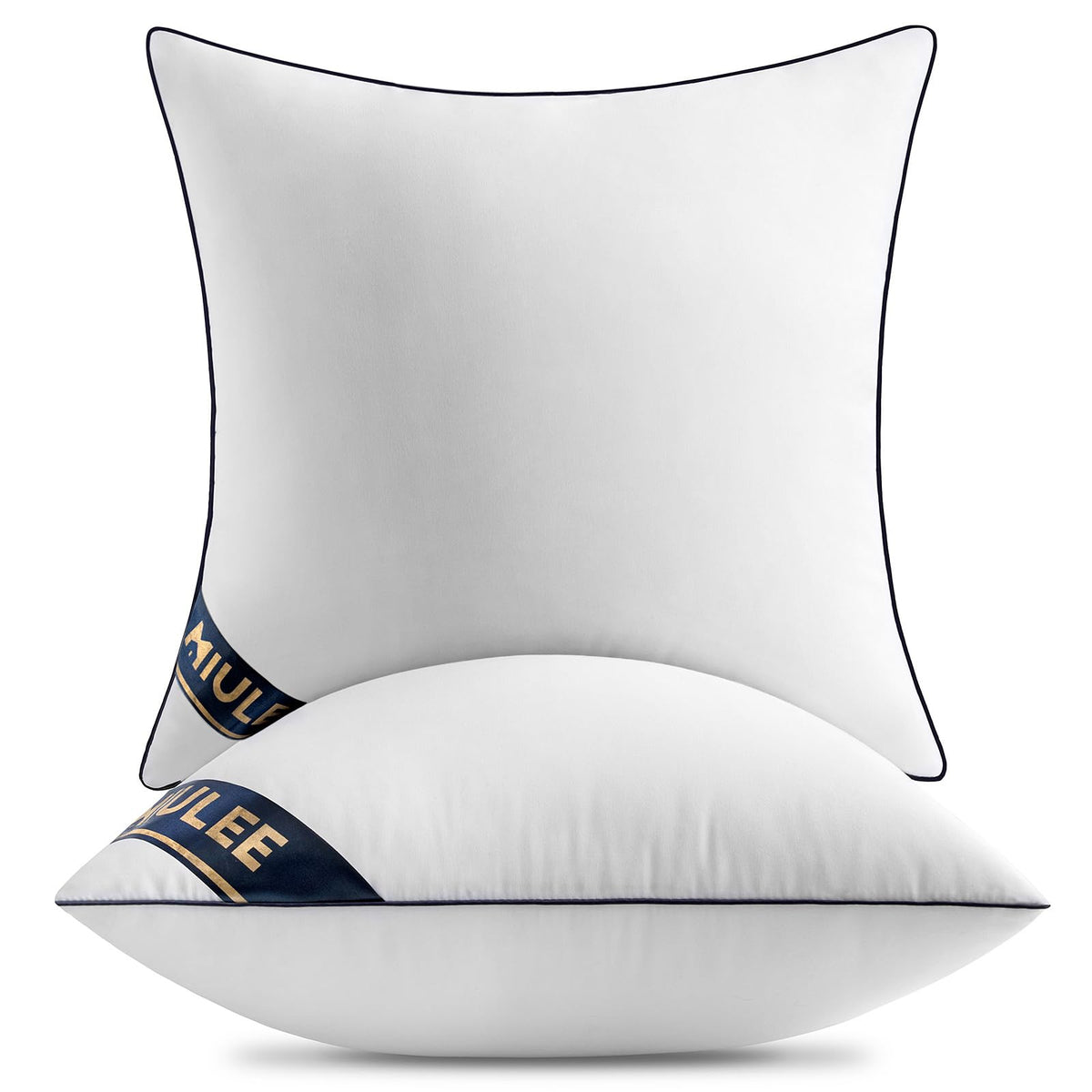 Miulee 24X24 Euro Pillow Inserts Set Of 2 Throw Pillows 24 Inch Premium Down Alternative Pillow Inserts Decorative Pillow Stuffe