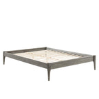 Modway Mod-6245-Gry June Full Wood Platform Bed Frame, Gray