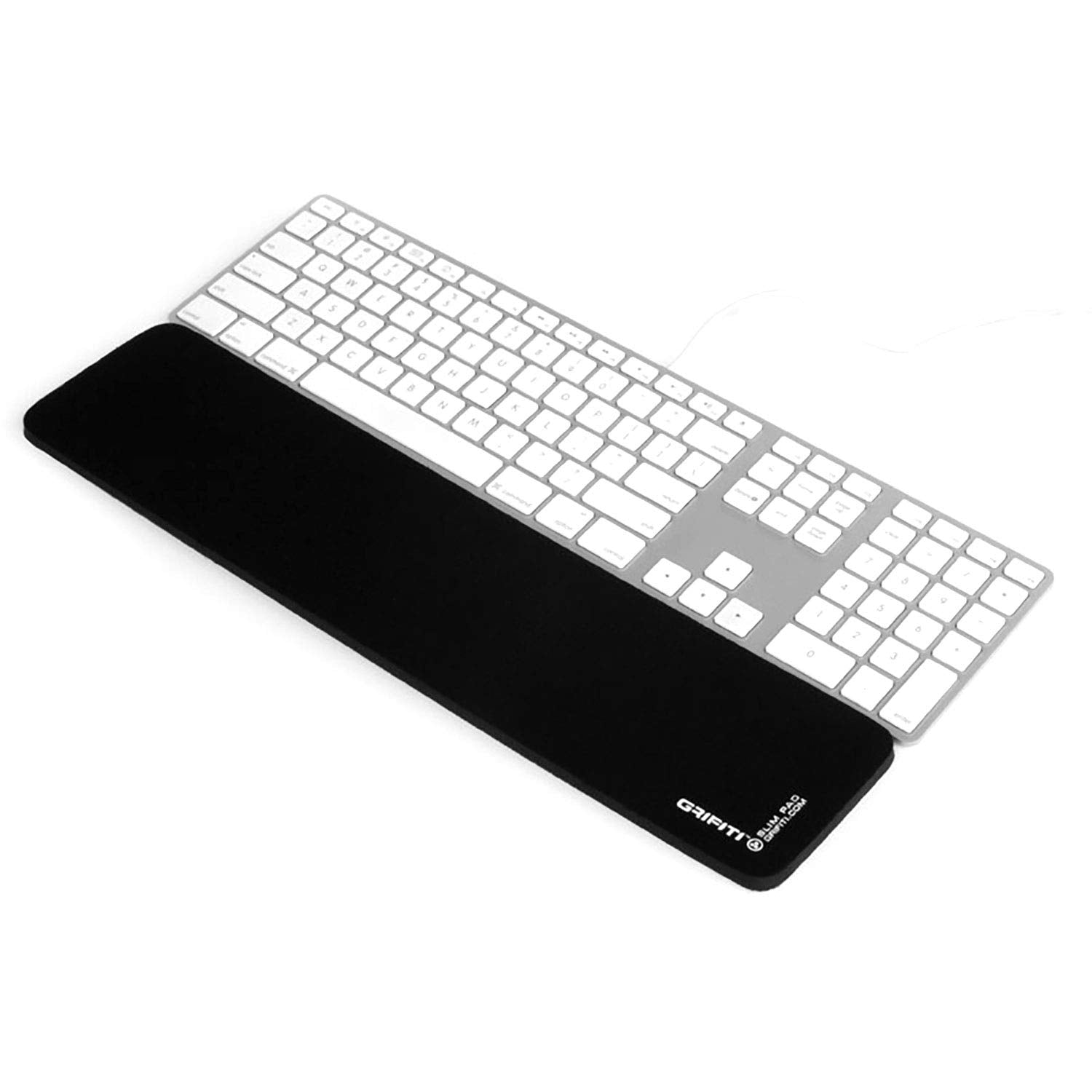 Grifiti Slim Wrist Pad 17' X 4' X 0.25' Wrists Rest Pads For Standard Computer Keyboards - Ergonomic Keyboard Support Accesso