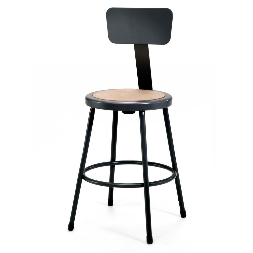 Masonite Hardboard Stool, 18"H Round Seat - Lot Of 5