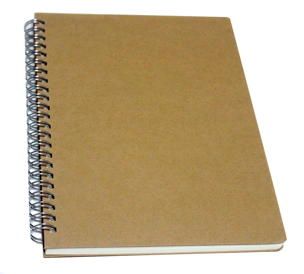 Yuree Spiral Notebook/Spiral Journal, Hardcover Spiral Lined Notebook, 140 Pages (70 Sheets) With Wide Ruled, A5, 8.4' X 5.9'