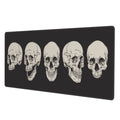 Human Skull Gaming Mouse Pad Non Slip Xl Large Mousepad Stitched Edge Rubber Base Desk Mat For Laptop Pc Computer