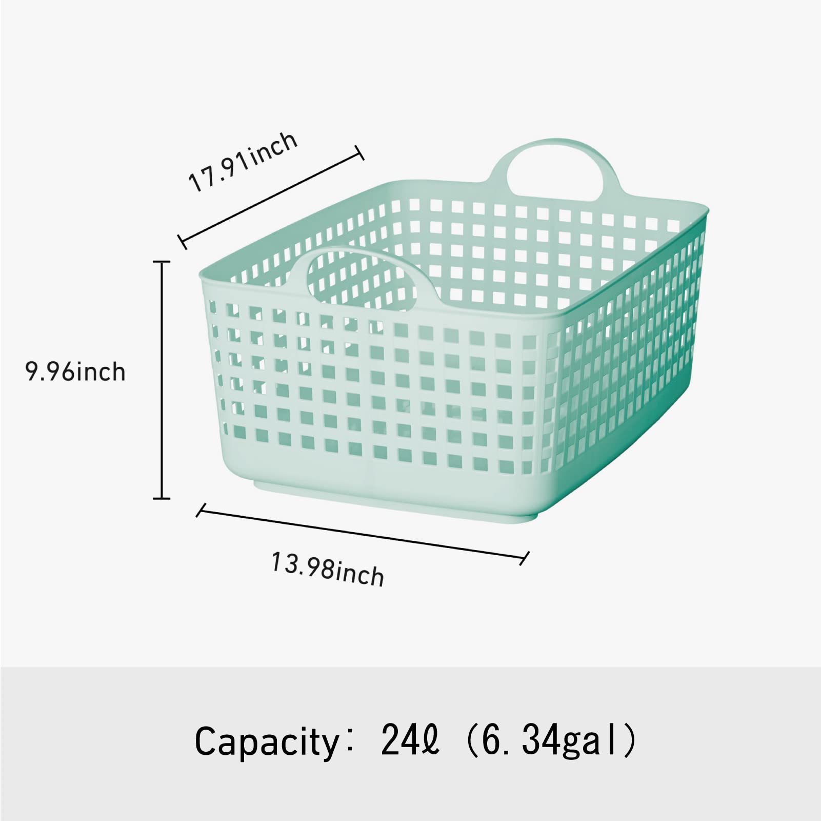 Like-It Scb-7 Daily Use Inside Or Outside. Movable Handles Make It Easy To Carry Around | Portable Large Basket For Kitchen, Lau