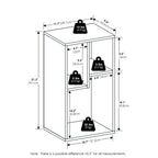 Furinno Daly 3-Cube Irregular Cubes Bookcase, Bookshelf, Storage Organizer, White
