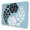 Washable Mouse Pad - Dungeons And Dragons Yin Yang Non-Slip Gaming Mousepad - 7.9 X 9.5 In X 0.12'(3Mm Thick)- Rectangle Rubber