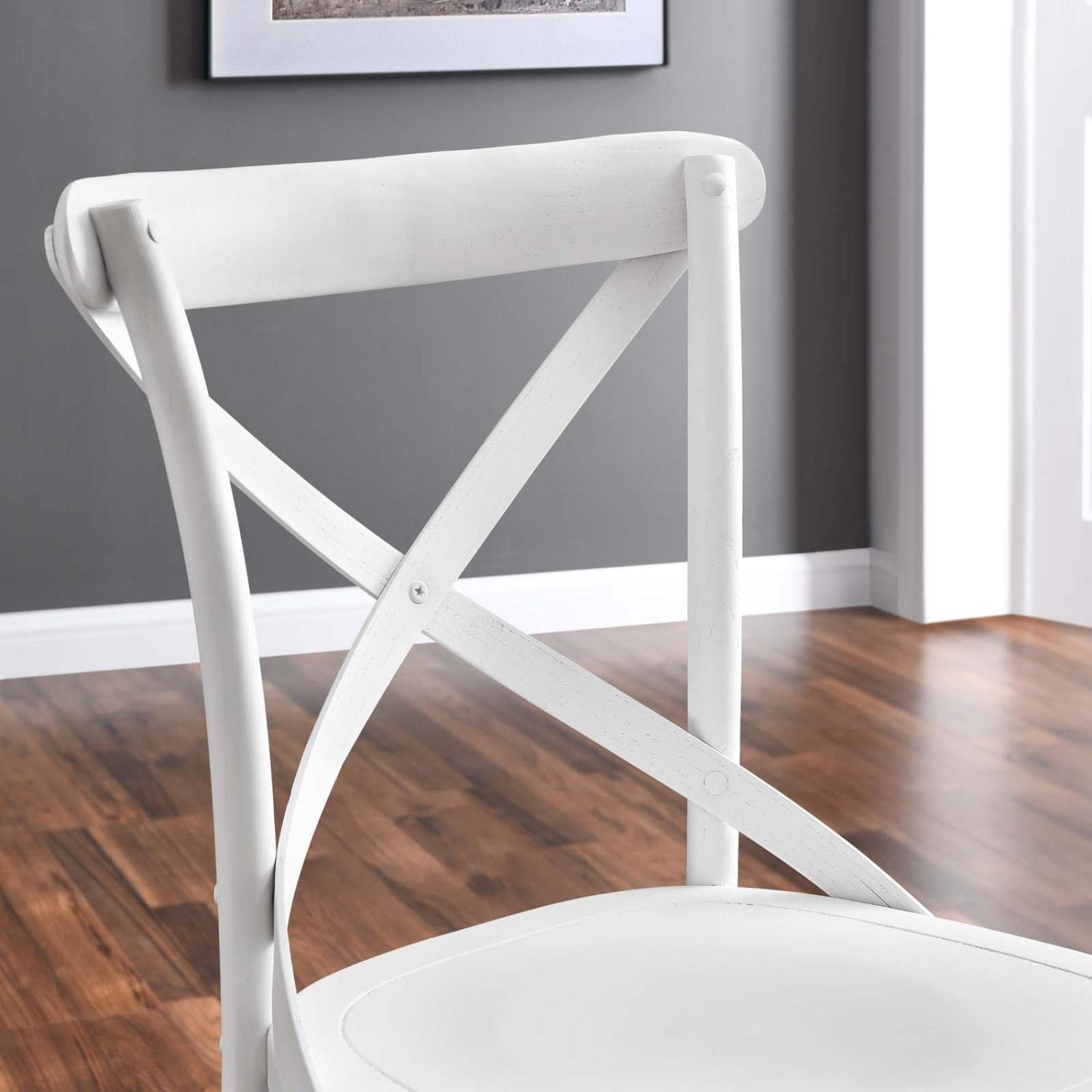 Modway Gear Dining Side Chair In White