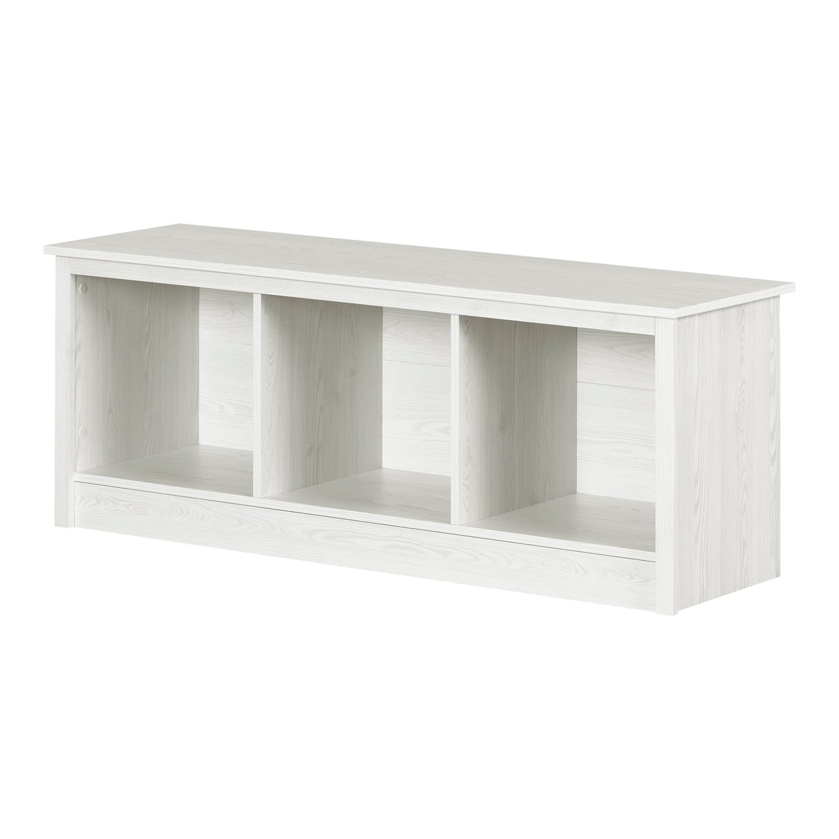 South Shore Fernley Bench With Storage, White Pine