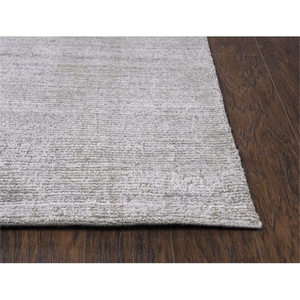 Rizzy Home Alora Decor Demure 5' X 8' Solid Gray/Gray Hand-Loomed Area Rug