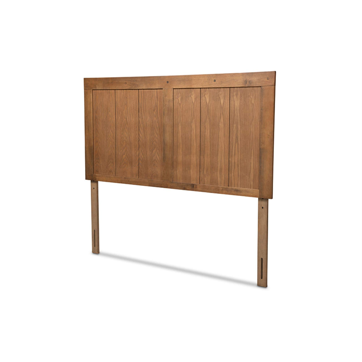 Baxton Studio Patwin Modern and Contemporary Transitional Ash Walnut Finished Wood Full Size Headboard