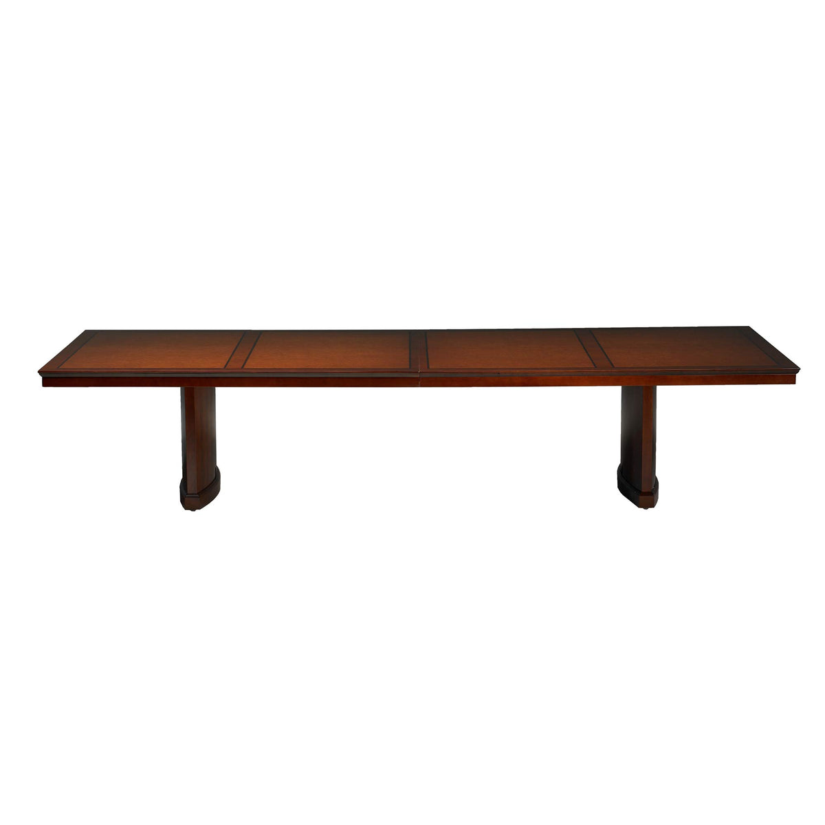 Mayline Sorrento Rectangle Conference Room Table, 10'W X 3'D, Bourbon Cherry Veneer