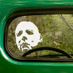 Michael Myers Halloween Halloween Horror Sticker White Car Window Vinyl Art Decal