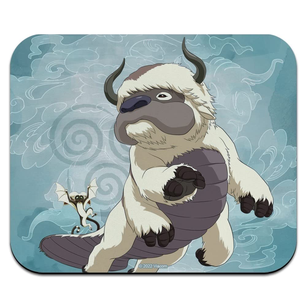 Avatar The Last Airbender Appa & Momo Low Profile Thin Mouse Pad Mousepad