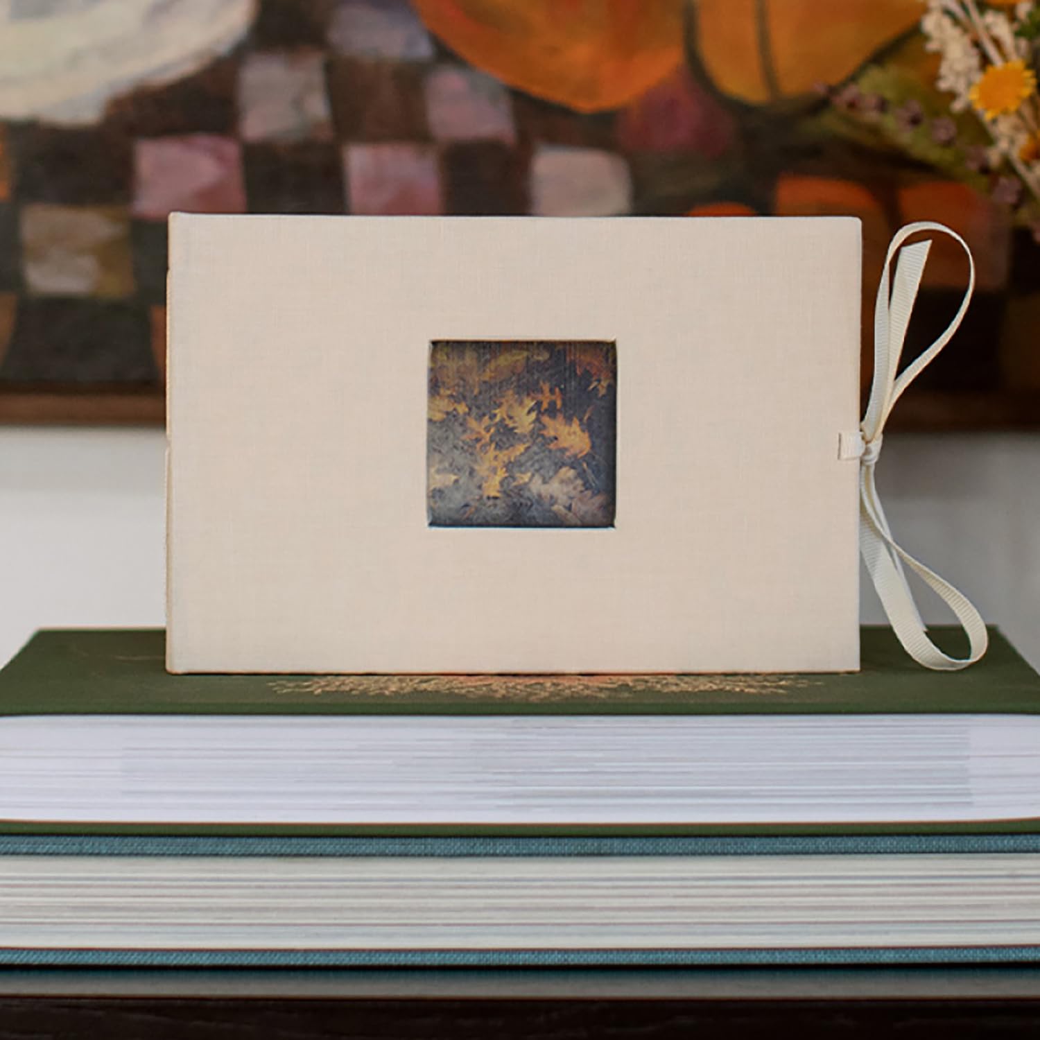 Kolo Noci Small 4X6 Photo Album, Holds 24 Photos, Ideal For Weddings And Baby Books, Ivory