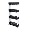 Navrang Multipurpose Plastic Rack And Shelves For Kitchen & Office Use, 4 Tier Basket For Home Super Sturdy Organiser Storage, B