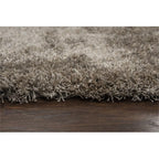 Rizzy Home Alora Decor Oregon 5'X7'6" Solid Shag Beige/Tone On Tone Tufted Area Rug