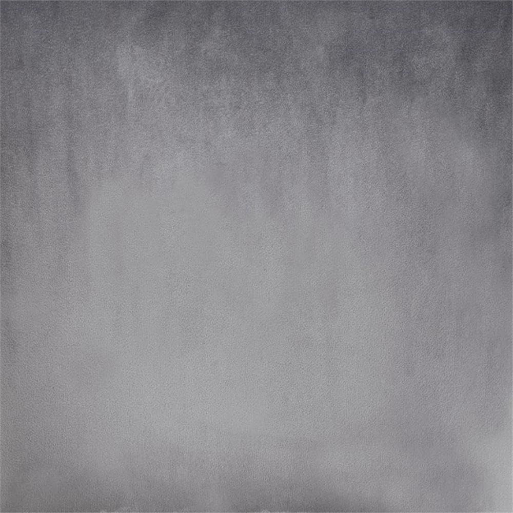 Acme Cliasca Velvet Upholstered Armless Office Chair with Swivel Seat in Gray