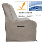 Skypatio Patio Chair Cover Waterproof, Outdoor Furniture Storage Cover For All Weather Protection (Khaki)