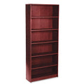 Hon 1870 Series Bookcase, 6 Shelves, 36 W by 11-1/2 D by 84 H, Mahogany