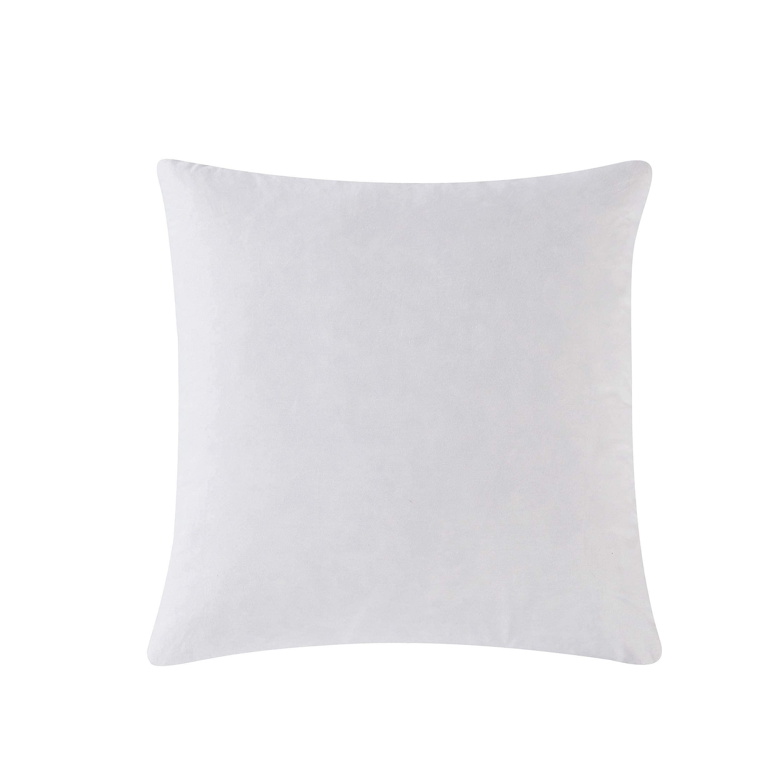 Homesjun Throw Pillow Inserts Down Feather Pillows Inserts Bed And Couch Pillows Cotton Cover, 28X28 Inches