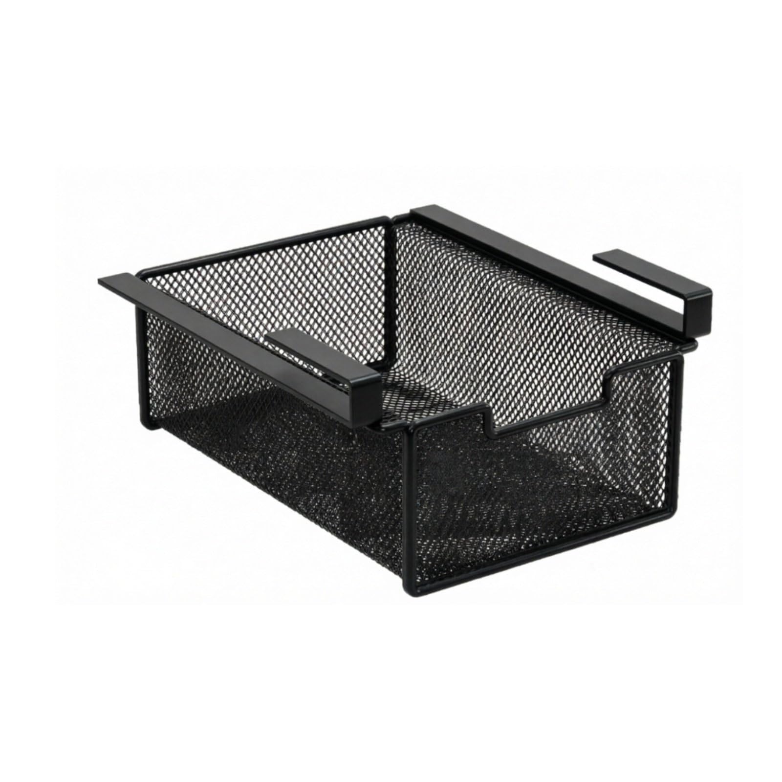 Apirily Underwear Organizer Divided Compartments Sock Organizer Basket Space Saving Wardrobe Hanging Basket For Closet, Black | 