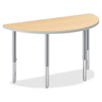 Hon Build Half Round 60" W X 30" D Table Top, Natural Maple