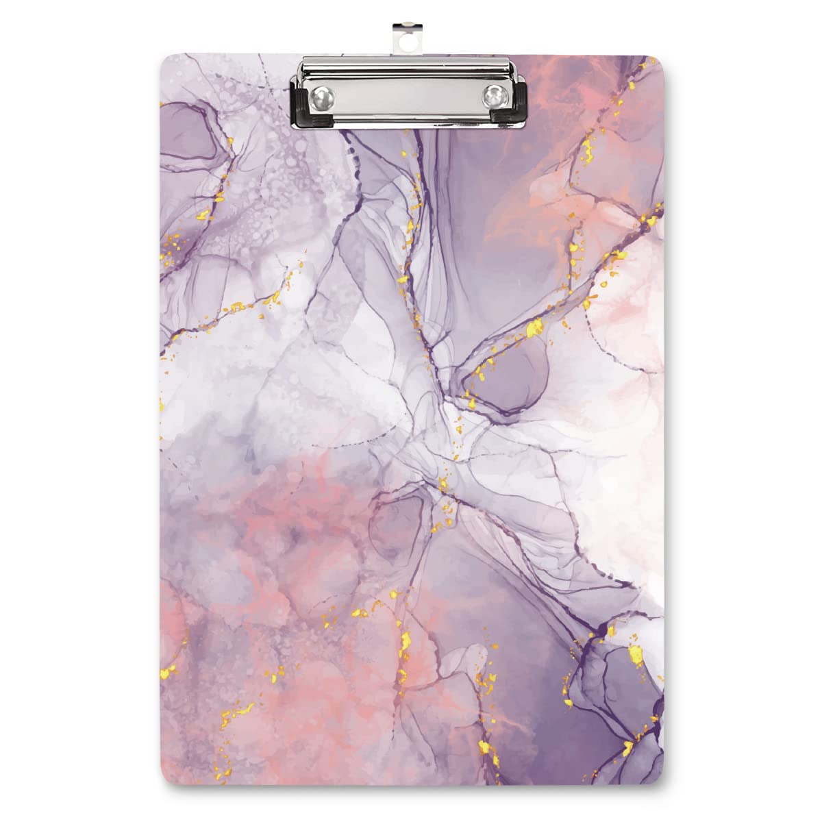 Waveyu Cute Hardboard Office Clipboard, Clipboard With Low Profile Clip Designed For Students Classroom School And Office Use, P