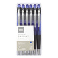 Office Depot Soft-Grip Retractable Ballpoint Pens, Medium Point, 1.0 Mm, Blue Barrel, Blue Ink, Pack Of 12