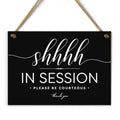 Reilly Originals 5X7 Inch Shhhh Session In Progress ~ Exclusive Value Series With Elegant Designer Graphics ~ Ready To Hang (Bla
