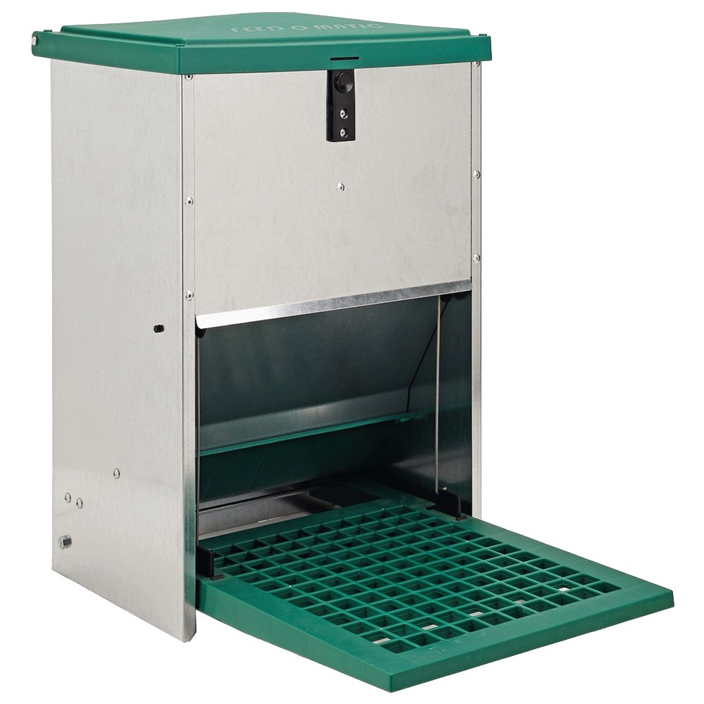 Olba B.V. Feedomatic Automatic Poultry Feeder, 12 Kg