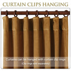Stangh Gold Brown Curtains 120 Inches Long Halloween Holiday Backdrops For Party Thermal Insulated Blackout Window Drapes For Li