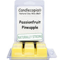 Candlecopia Passionfruit Pineapple Strongly Scented Hand Poured Vegan Wax Melts, 12 Scented Wax Cubes, 6.4 Ounces in 2 x 6-Packs