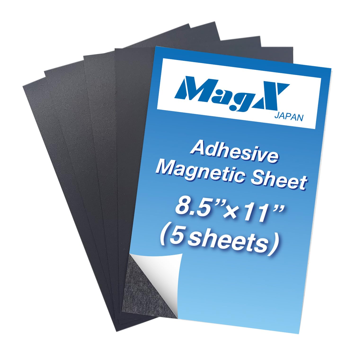 Magnet Sheets With Adhesive Backing, 8.5 X 11, 5 Sheets, Self Adhesive Magnet Sheets, 8.5' X 11', Stationery, Office Supply (M