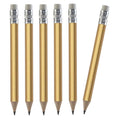 Th Golf 100Pcs Golf Pencils, 4 Inch Mini Pencils Half Pencils With Eraser Sharpened Wood Mini Round Pencils For Schools Wedding