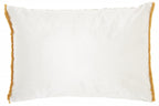 HomeRoots Grey Cotton Multicolor Jungle Art Lumbar Pillow