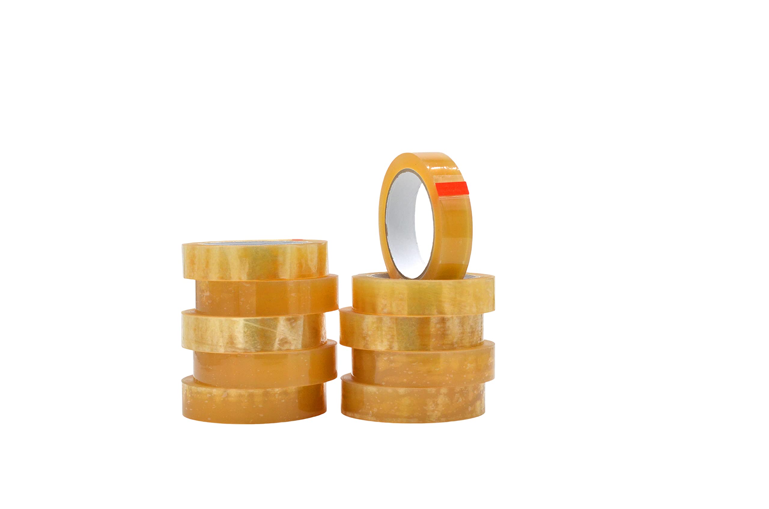Wod Bcst Biodegradable Packaging Tape, Clear, 1 Inch X 72 Yds (Pack Of 10) Cellophane Stationery Eco Friendly Tape For Carton Se